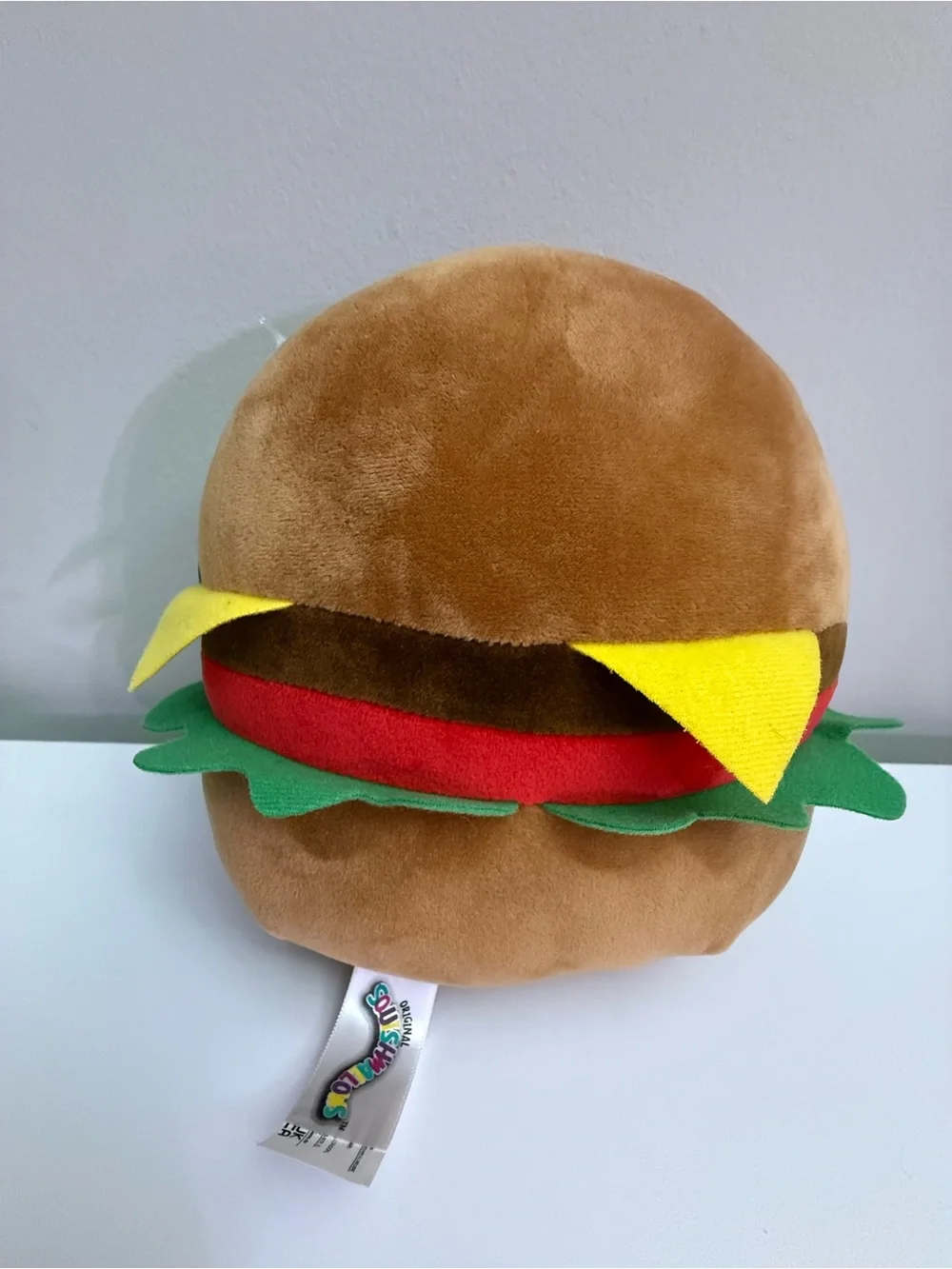Squishmallows Carl the Cheeseburger Super Soft Plush 8